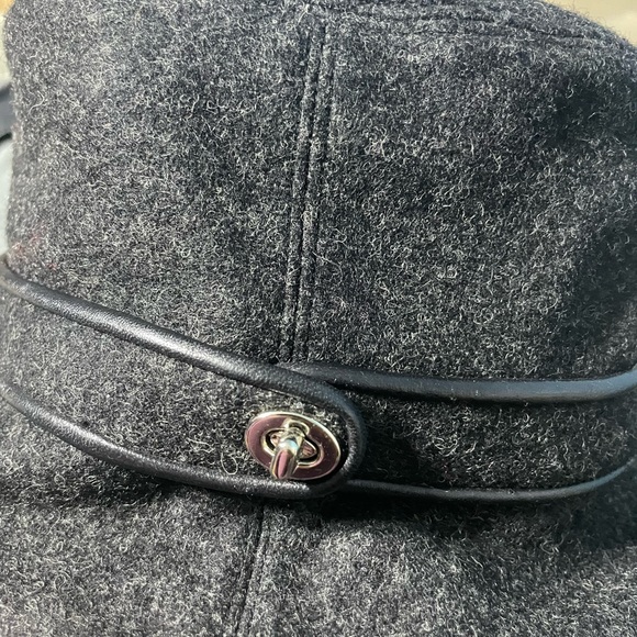 Coach wool blend bucket hat. It’s a beautiful slate gray color. - Picture 11 of 11